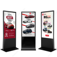 Support de panneau LCD vertical de 43 pouces de haute qualité Affichage publicitaire Machine publicitaire à LED Grand écran publicitaire Full HD