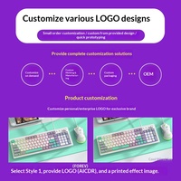 Clavier sans fil élégant multicolore FV-866 pour ordinateur portable professionnel, nouveau clavier portable à double mode avec interrupteurs à ciseaux
