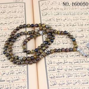 Nuevo diseño, 99 cuentas de ágata, tasbih musulmán, collar islámico, cuentas de oración, otros accesorios étnicos - Product Image 6