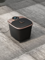 Baignoire de massage des pieds électrique NINGDECRIUS Shiatsu automatique à bulles avec affichage LED, chaleur réglable et vibrations massantes
