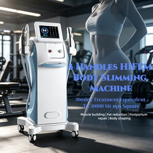 Appareil de beauté <span class=keywords><strong>HIFEM</strong></span> vertical avec 4 applicateurs pour le renforcement des muscles abdominaux et le lifting des fesses, machine de remodelage corporel <span class=keywords><strong>HIFEM</strong></span> EMS - Product Image 1
