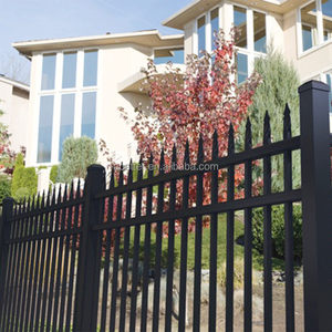 Panneau de clôture de ranch en aluminium pour allée, revêtement poudré noir, pour jardin et cour, avec portail et modélisation 3D, garantie 10 ans - Product Image 3