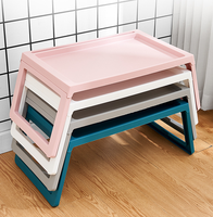 Table lit pliable pour ordinateur portable grand lit en plastique pour enfants salon injection simple plateaux de rangement pliables