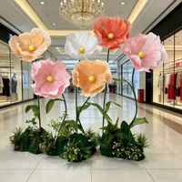 Décoration de mariage K46, fleurs géantes en papier, grandes fleurs pour la décoration de mariage, décoration de fête