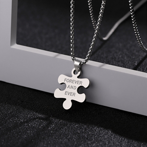 Collar con Colgante Geométrico Rectangular de Acero Inoxidable al por Mayor, Collar Personalizado con <span class=keywords><strong>Palabras</strong></span> de Amor <span class=keywords><strong>para</strong></span> Mujeres y Hombres, Joyerí<span class=keywords><strong>a</strong></span> - Product Image 5