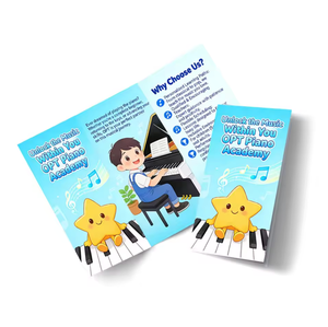 บริษัทผู้ผลิตงานพิมพ์มืออาชีพ แนะนำบริการพิมพ์หนังสือเล่มเล็ก เมนูร้านอาหารแบบกำหนดเอง ใบปลิว พิมพ์ออฟเซ็ตสีเต็มรูปแบบ - Product Image 4