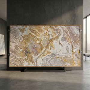 Fabrication de pierres plaquées de luxe en Inde, dalle de comptoir au design minimaliste, surface en pierre naturelle durable - Product Image 6