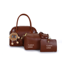Ensemble de sacs fourre-tout pour femmes, mode été-hiver, avec logo personnalisé, sac à main de luxe en cuir PU imperméable, en polyester