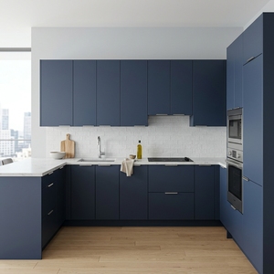 Ensemble de meubles de cuisine modulaires modernes avec un design élégant et un grand espace de rangement - Product Image 2
