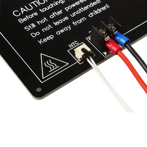 Cable de Calefacción para Impresora 3D 3DSWAY, Calibre 16, 1 Metro, Sustrato de Aluminio, Cableado Rojo y Negro para Plataforma Calefactable - Product Image 4