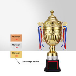 Vente d'usine <span class=keywords><strong>Trophée</strong></span> en métal plaqué or Design tendance pour les événements sportifs Prix honorifiques <span class=keywords><strong>Logo</strong></span> <span class=keywords><strong>Trophée</strong></span> imprimé UV - Product Image 3