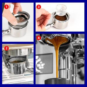 1 <span class=keywords><strong>filtre</strong></span> à café pressurisé de 51 mm, pour 1 ou 2 tasses, facile à nettoyer, compatible avec les modèles <span class=keywords><strong>Delonghi</strong></span> - Product Image 6