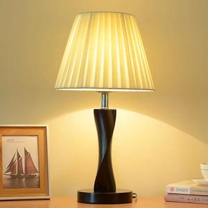 Lampe de chevet en bois massif de style nordique simple et créative, couleur bois naturel, lampe tendance pour la maison et l'hôtel - Product Image 5