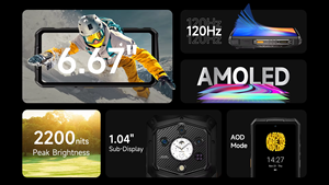 Ulefone 5G Robustes Smartphone AMOLED 120Hz 16GB+1TB Nachtsicht IP69K Dual SIM Android 15 Mobiltelefon Ulefone Armor 29 Ultra - Product Image 5