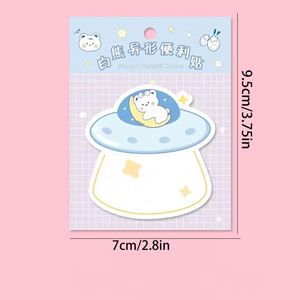 Kawaii Daily Life Series <b>Memo</b> <b>Pads</b> Korean Cute Stationery Self-Adhesive Magnetic Features PET Material for Office School Use - Product Image 2