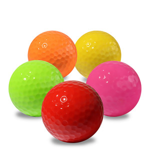 Pelotas de <span class=keywords><strong>golf</strong></span> de dos capas con 392 agujeros Material Surlyn duradero Varios <span class=keywords><strong>colores</strong></span> Resistente a la lucha - Product Image 1
