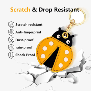 Llaveros Ecológicos y Bonitos al por Mayor, Soportes para Llaves Universales de PU con Patrones de Animales/Frutas de Dibujos Animados, Duraderos, Reutilizables y Protectores - Product Image 4