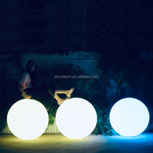 Từ Xa RGB Color Changing LED Glow Ball nhựa Pin hoạt động chiếu sáng ngoài trời trang trí mặt dây chuyền bóng đèn Sphere ánh sáng - Product Image 2