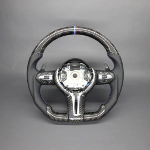 Volante in vera fibra di carbonio di lusso personalizzato BSD Carbon per <span class=keywords><strong>BMW</strong></span> Serie 6 <span class=keywords><strong>Gran</strong></span> Coupé F12 F13 630i 640i 650i M6 - Product Image 1