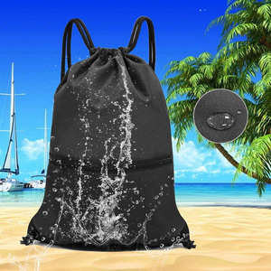 Best Quality Durable <b>Waterproof</b> Polyester <b>Drawstring</b> <b>Bag</b> Custom Logo Printed Cheap Polyester <b>Drawstring</b> <b>Bag</b> - Product Image 5
