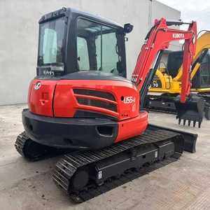 Kubota เครื่องขุดดินใช้ U55-4 5.5Ton ญี่ปุ่น Kubota รถขุดตีนตะขาบไฮดรอลิกมือสองเครื่องขุดดิน Kubota U55 Kx163 Kx155 - Product Image 3