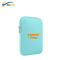 Étui de protection antichoc en néoprène pour tablette/liseuse électronique, fermeture éclair durable, design fin moderne, housse de protection portable