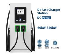 Station de recharge rapide DC pour camions lourds ZHK haute puissance 240kW-400kW, protection IP54, interface CCS2 pour véhicules électriques commerciaux