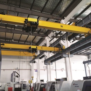 Pont roulant monopoutre européen de 5, 10 et 20 tonnes avec palan à double vitesse et moteur-pompe pour usage en construction - Product Image 6