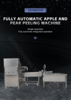 Éplucheuse et dénoyauteuse de fruits entièrement automatique, machine à éplucher et à retirer le noyau des pommes, éplucheuse de pommes commerciale pour la cuisine