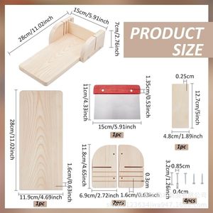 Herramienta de corte de jabón de madera, cortador de jabón hecho a mano, molde para manualidades - Product Image 4