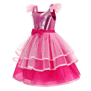 Princesse Costume Filles Robe Rose Enfants Fantaisie Robes Livre Semaine Costumes - Product Image 6