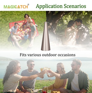 Magicatch Zomer Lange Gebruiksduur Draadloze Tafelvliegenvangers Op Batterijen voor Muggen Vliegen Kamperen Picknick Barbecue Buitengebruik - Product Image 6