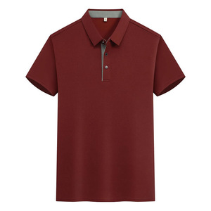 Camisa Polo para Hombre, Manga Corta, Color Sólido, Tela Oxford de Poliéster, Uso Diario - Product Image 4
