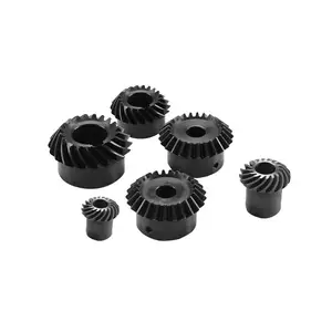 Konlida diferansiyel Minion 16 diş 2mm Bore Spur helisel mikro Spiral çelik konik dişliler