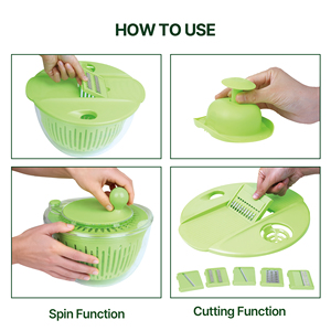 Ensemble multifonctionnel <span class=keywords><strong>essoreuse</strong></span> à <span class=keywords><strong>salade</strong></span> et râpe |   Cadeau promotionnel de cuisine avec logo personnalisé - Product Image 6