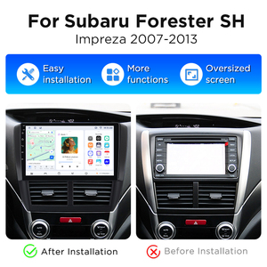 วิทยุติดรถยนต์ Junsun ระบบไร้สาย Carplay Android Auto สำหรับ Subaru Forester 3 SH Impreza ปี 2007-2013 เครื่องเล่น DVD ในรถยนต์ จอภาพในรถยนต์ - Product Image 2