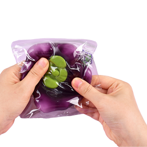 Nuevo Juguete Antiestrés de TPR con Forma de Mangostán Fluido Morado de 6.5cm para Niños y Adultos, para Mejorar el Estado de Ánimo, Souvenir - Product Image 1