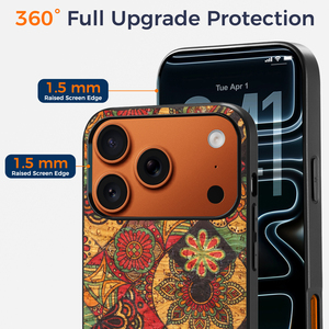 เคสโทรศัพท์ลายดอกไม้ทรงบางสำหรับธุรกิจ Denior OEM/ODM รองรับการชาร์จไร้สาย ใช้ได้กับ <span class=keywords><strong>Apple</strong></span> ซีรีส์ 18/17/16/15/14/13/12 - Product Image 4