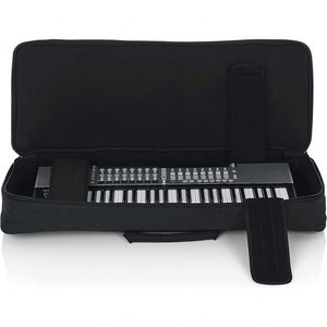 Étui pour clavier avec roulettes, échantillon gratuit | Housse de piano (53"x14.5"x7"), étui souple pour piano avec poignées et bretelles - Product Image 1