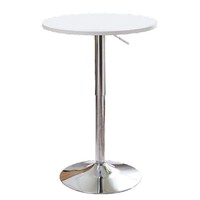 Table de salle à manger moderne à hauteur réglable, table de bar ronde en métal, comptoir de bar adapté au balcon, exposition, mobilier de maison