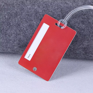 Etiqueta de equipaje de viaje de PVC de moda personalizada etiquetas de identificación de equipaje para maleta nombre pegatina bolsa etiqueta de identificación - Product Image 6