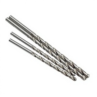 GREWIN Forets hélicoïdaux longs à tige droite DIN338 HSS-6542 à haute performance, métriques M35, finition brillante, pour aluminium et cuivre