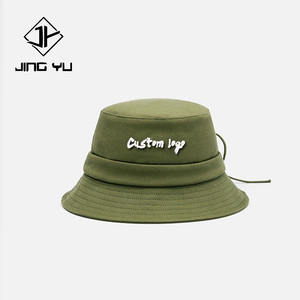 จำนวนสั่งซื้อขั้นต่ำสำหรับหมวกชาวประมงปักลายแบบสั่งทำพิเศษ หมวกชาวประมงคุณภาพสูง ผลิตจากผ้าฝ้าย 100% - Product Image 1