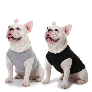 Qiqu Custom Supplier Nouveau design T-shirts et vêtements d'été en coton pour grands chiens (Pitbull, <span class=keywords><strong>Teckel</strong></span>) - Product Image 1