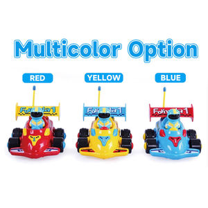 Vente flash - Voiture de course télécommandée pour enfants, électrique, acousto-optique, dessin animé, 2 canaux, volant, télécommande, avec lumière et musique - Product Image 5