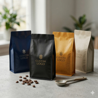 Sachets de café anti-odeur personnalisés 3,5g, sacs Mylar avec logo imprimé exotique, emballage numérique avec fermeture éclair refermable