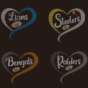 <strong>Alabama</strong> Elephant Logo Custom Football <strong>Heat</strong> Press Bling Rhinestone <strong>Transfer</strong> - Product Image 2