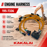Faisceau de câblage d'excavatrice 195-7336, faisceau de câblage moteur pour excavatrice CAT 3126B 322C 325C