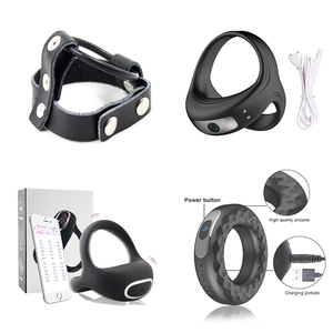 Kovida Großhandel Massage Sexspielzeug App Fernbedienung Vibrator Sexuelle Männer Männlich Saxy Penis Ring Vibrierendes Kondom Vibrator Cockring - Product Image 4
