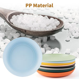 Factory Price PP Material Dinnerware Tableware 8 Pcs Large Plates Unbreakable <strong>Plastic</strong> Plates <strong>Set</strong> - Product Image 3